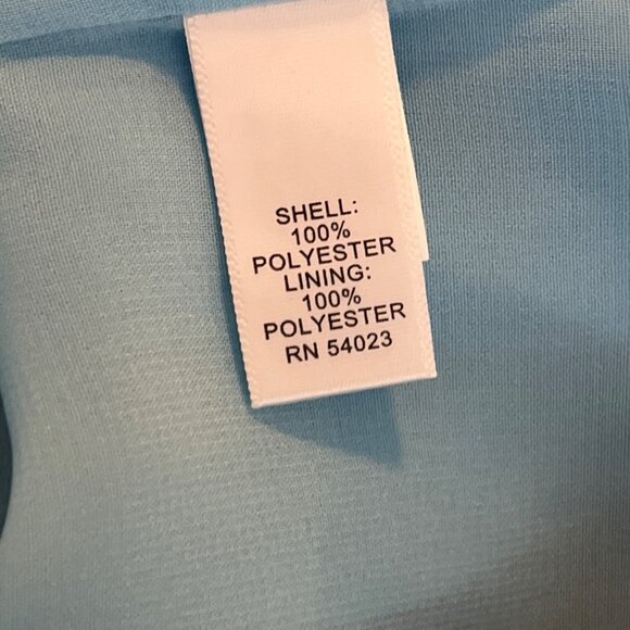 Banana Republic Blue Geometric Fit & Flare Dress Women’s 0 XS Sleeveless - Picture 4 of 7